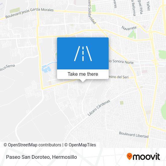 Mapa de Paseo San Doroteo