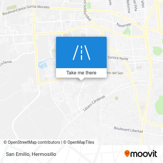 Mapa de San Emilio