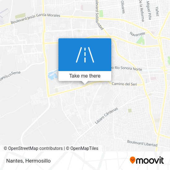 Mapa de Nantes