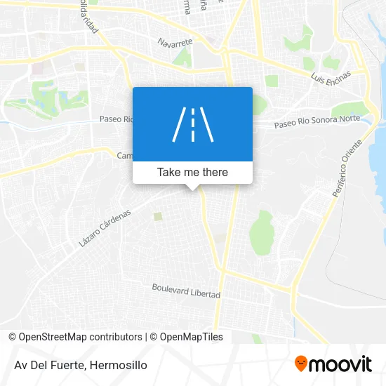 Av Del Fuerte map
