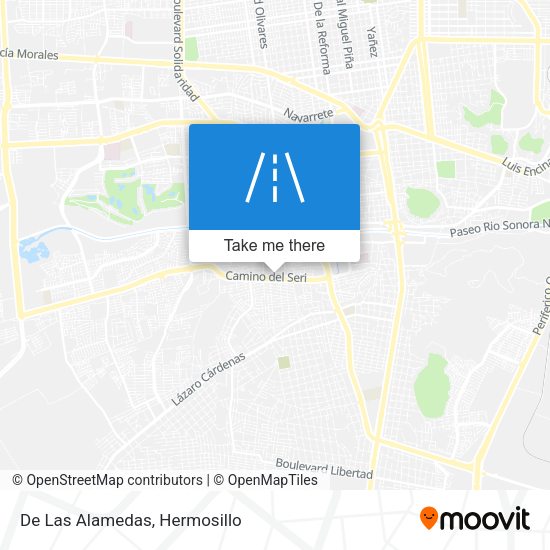 Mapa de De Las Alamedas