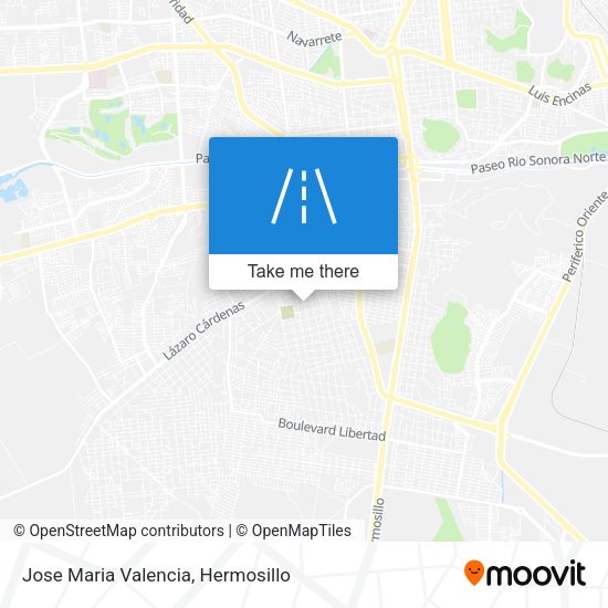 Jose Maria Valencia map
