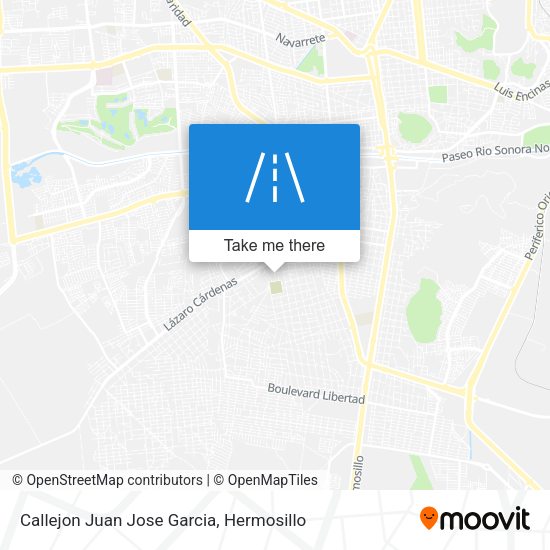 Callejon Juan Jose Garcia map