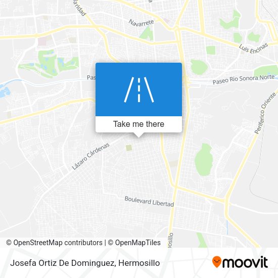 Mapa de Josefa Ortiz De Dominguez