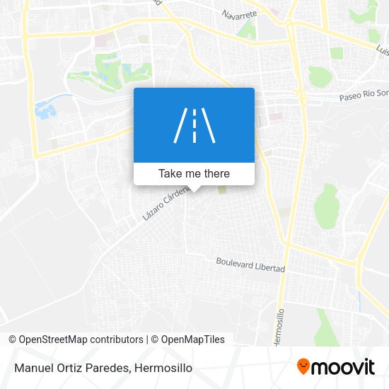 Manuel Ortiz Paredes map