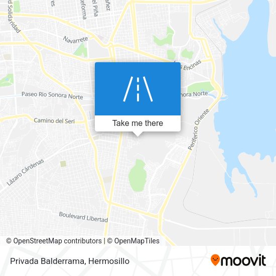 Mapa de Privada Balderrama