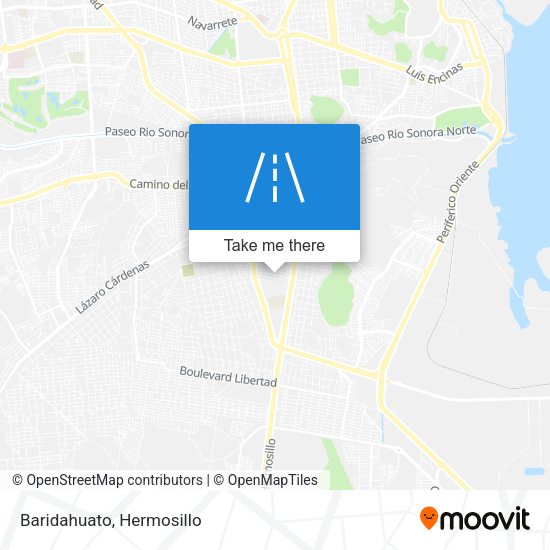 Mapa de Baridahuato