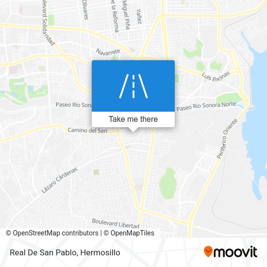 Real De San Pablo map