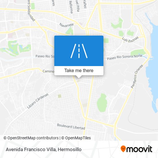 Avenida Francisco Villa map