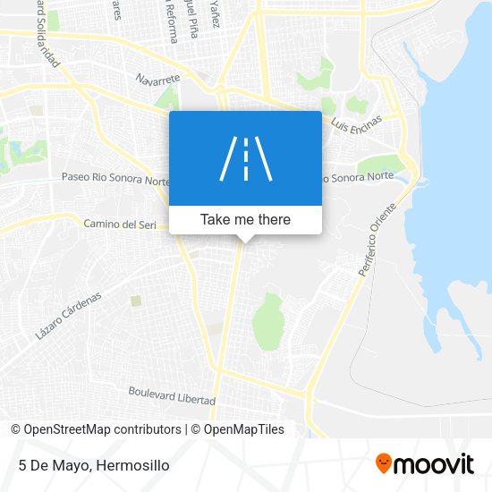 Mapa de 5 De Mayo