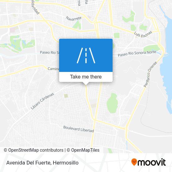 Avenida Del Fuerte map