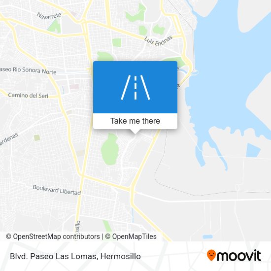 Mapa de Blvd. Paseo Las Lomas