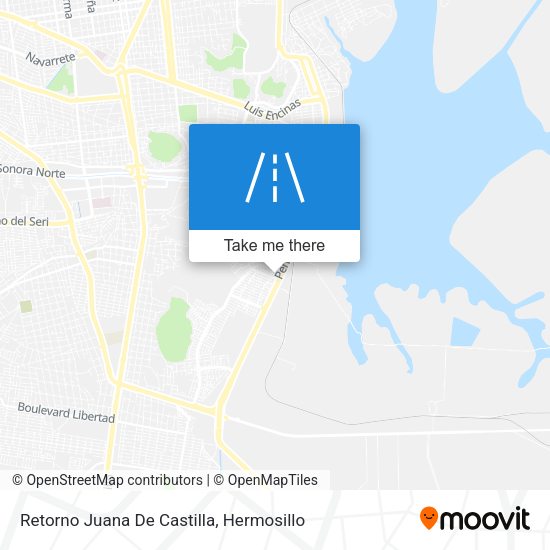 Retorno Juana De Castilla map