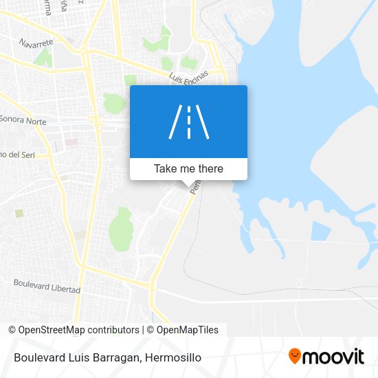 Boulevard Luis Barragan map