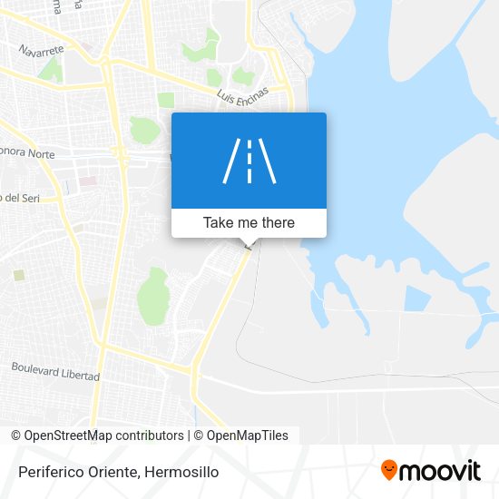 Mapa de Periferico Oriente