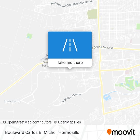Boulevard Carlos B. Michel map