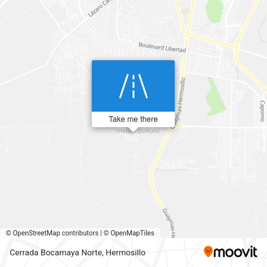Mapa de Cerrada Bocamaya Norte