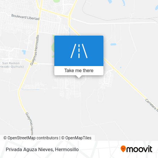 Mapa de Privada Aguza Nieves