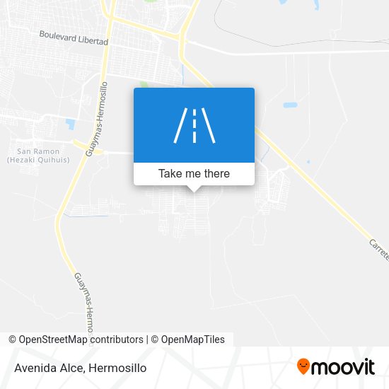 Mapa de Avenida Alce