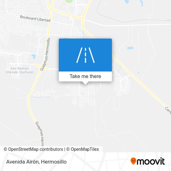 Avenida Airón map