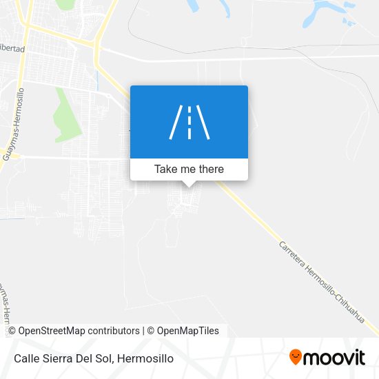 Mapa de Calle Sierra Del Sol