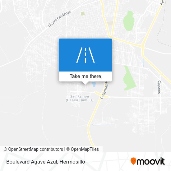 Boulevard Agave Azul map