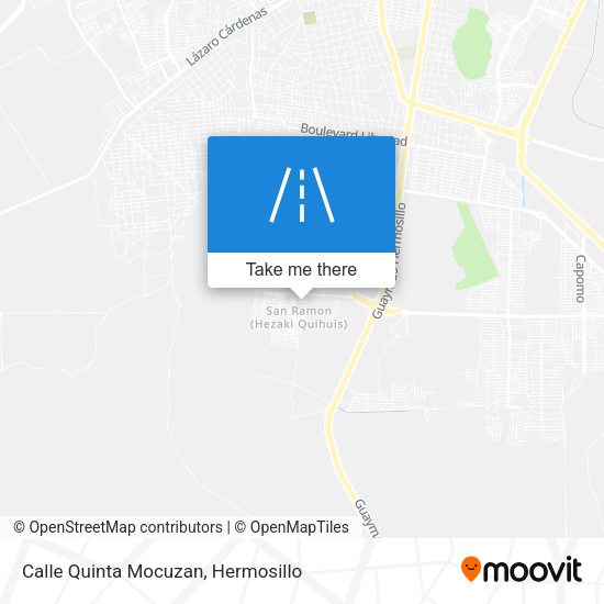 Calle Quinta Mocuzan map