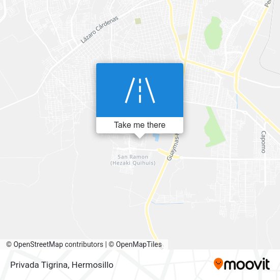 Mapa de Privada Tigrina