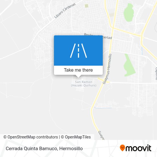 Cerrada Quinta Bamuco map