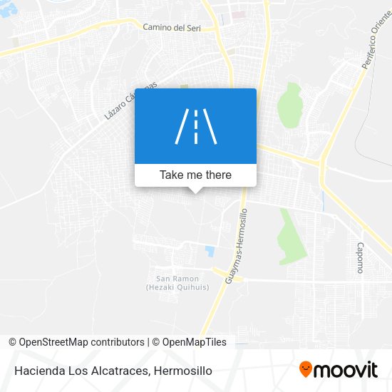 Hacienda Los Alcatraces map
