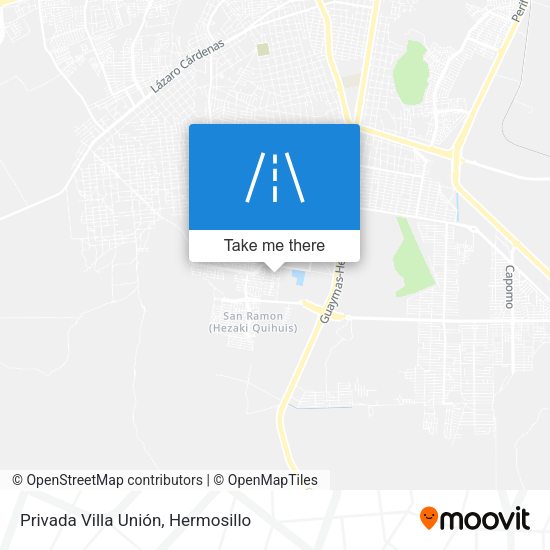 Privada Villa Unión map