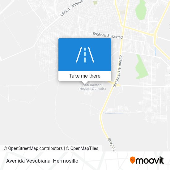 Mapa de Avenida Vesubiana