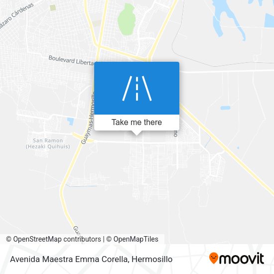 Avenida Maestra Emma Corella map