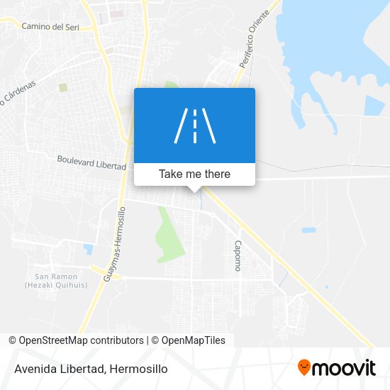 Mapa de Avenida Libertad