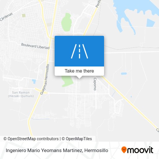 Ingeniero Mario Yeomans Martinez map