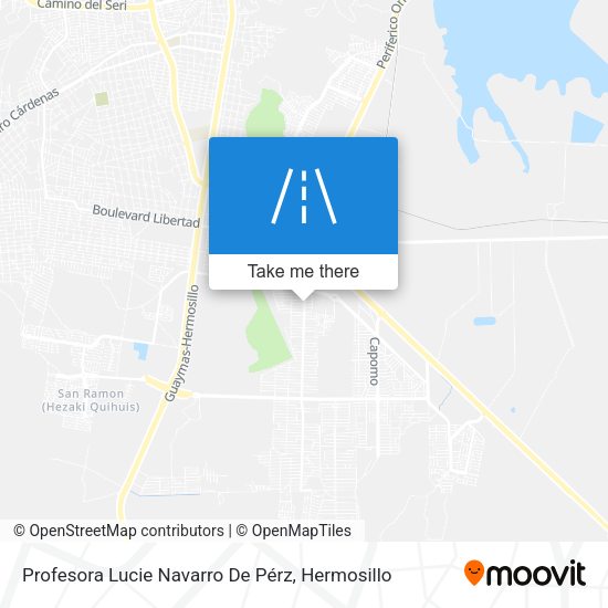 Mapa de Profesora Lucie Navarro De Pérz