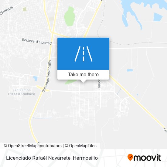 Licenciado Rafaél Navarrete map