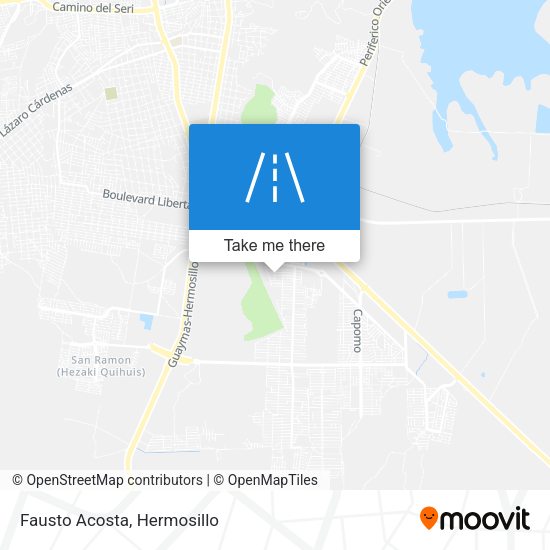 Mapa de Fausto Acosta