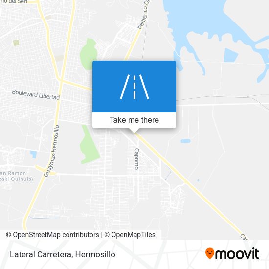 Mapa de Lateral Carretera