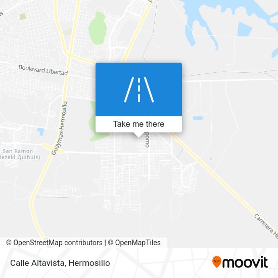 Mapa de Calle Altavista