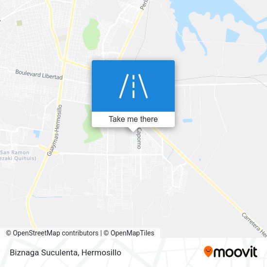 Mapa de Biznaga Suculenta