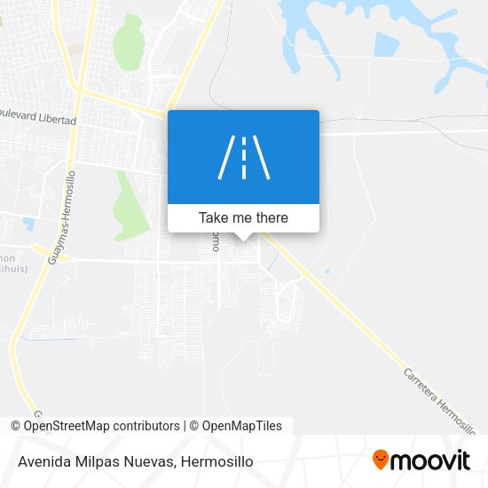 Avenida Milpas Nuevas map