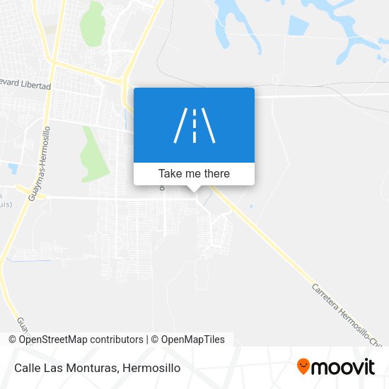 Mapa de Calle Las Monturas