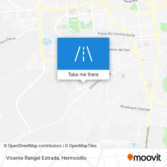 Vicente Rangel Estrada map