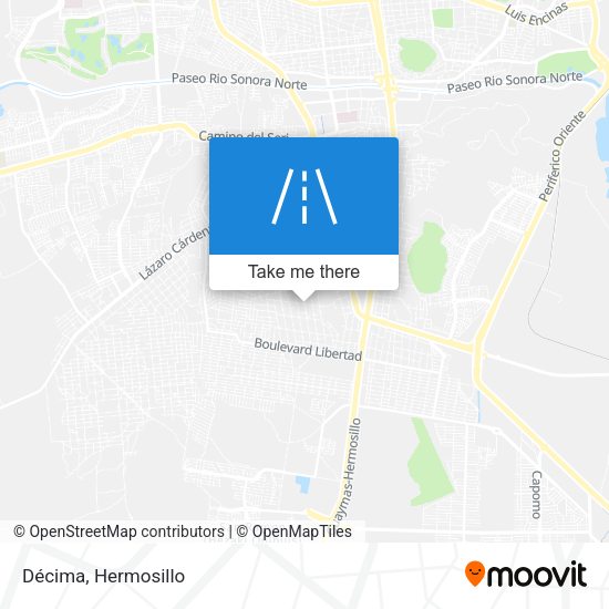 Mapa de Décima
