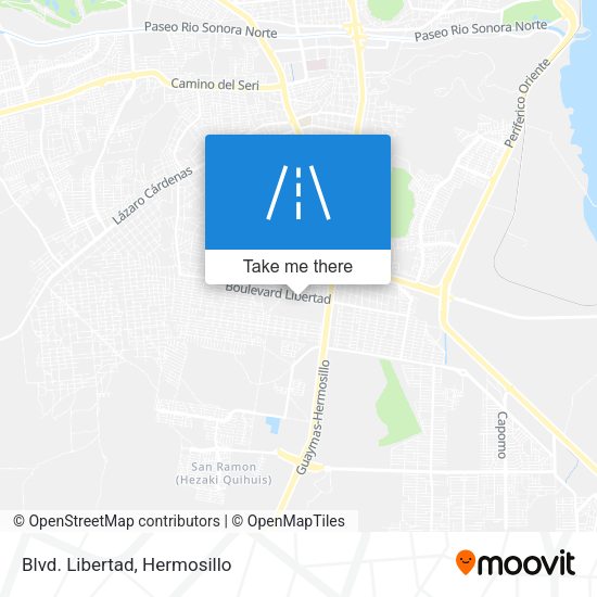 Mapa de Blvd. Libertad