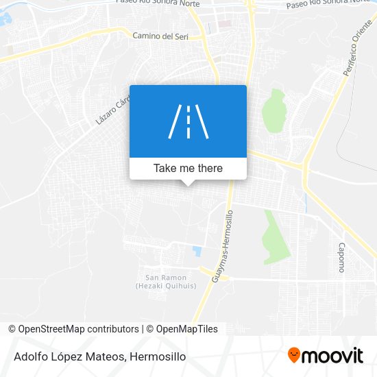 Mapa de Adolfo López Mateos