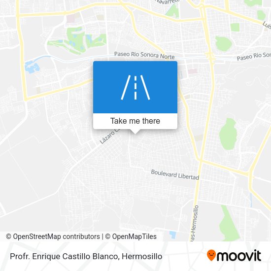 Mapa de Profr. Enrique Castillo Blanco