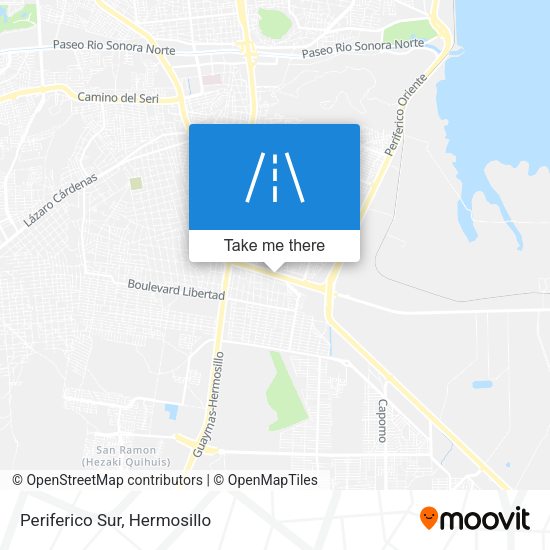 Mapa de Periferico Sur