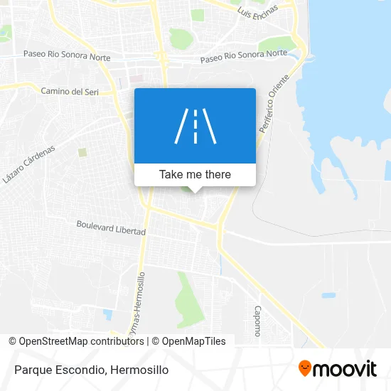 Parque Escondio map